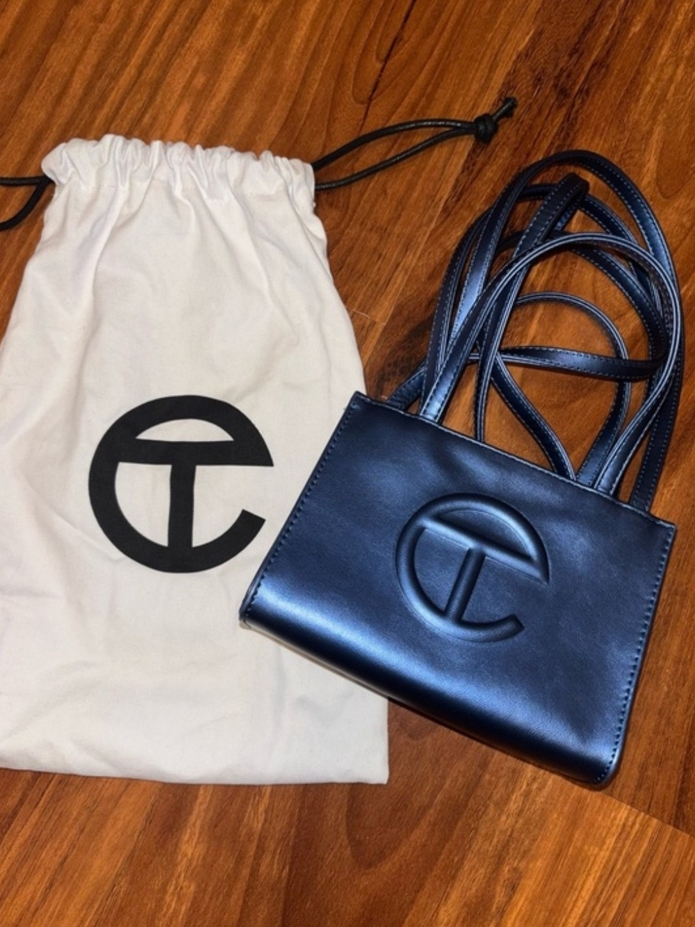 Telfar Mini Shopping Bag in Cobalt Blue